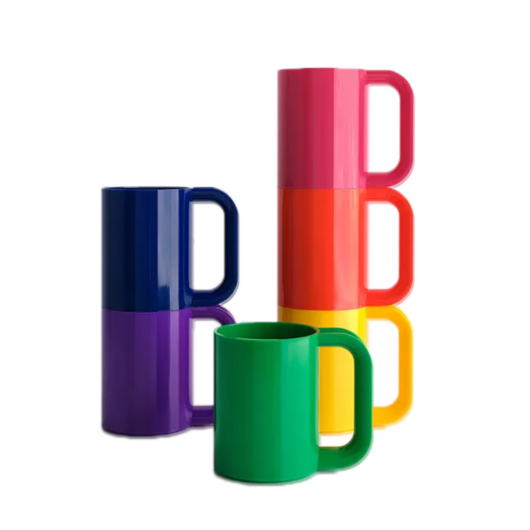 Heller 'Vignelli Rainbow Mug' Set of 6 | Shop One | RIT